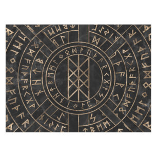 Web of Wyrd The Matrix of Fate - Marble and gold Tafelkleed