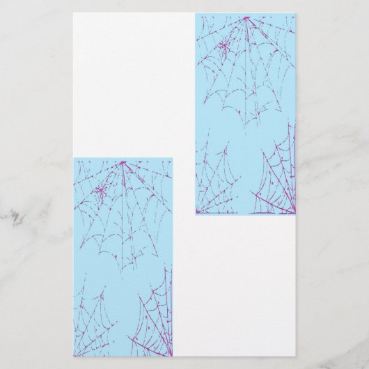 Web Pastel Spider Briefpapier (Voorkant)