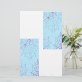 Web Pastel Spider Briefpapier (Staand voorkant)