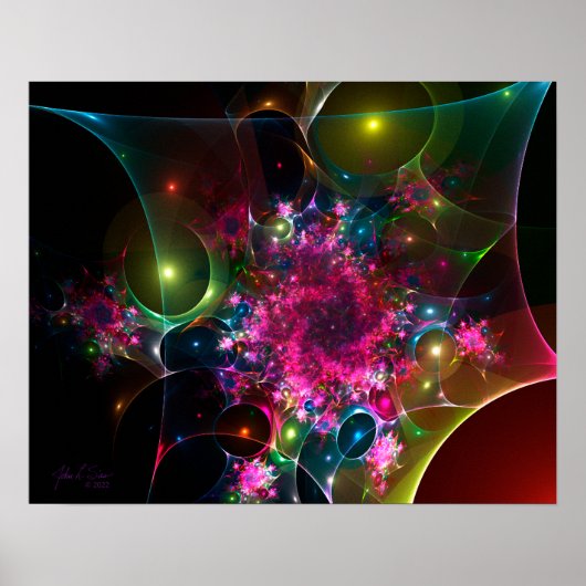 Webb04 20x16 fractal poster (Voorkant)