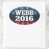 WEBB 2016 OVALE STICKER (Tas)