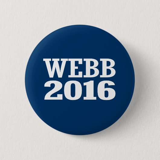 WEBB 2016 RONDE BUTTON 5,7 CM (Voorkant)