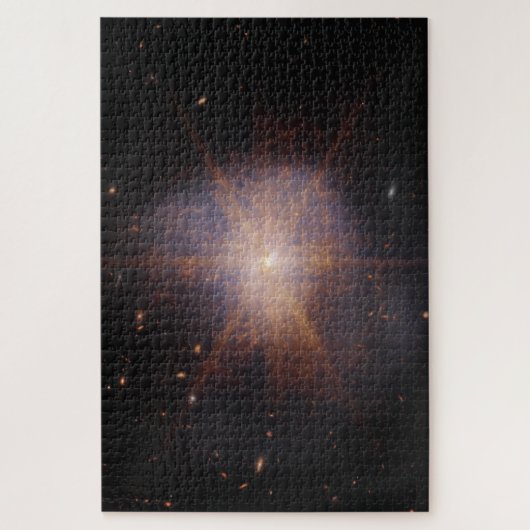 WEBB RUIMTETELESCOOP ARP 220 interagerende sterren Legpuzzel (Verticaal)