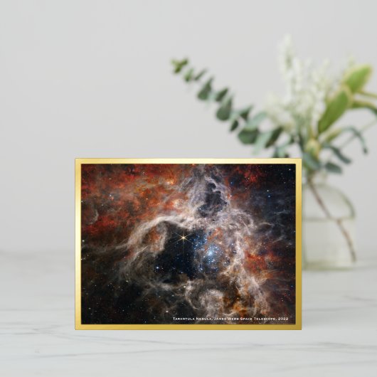 Webb Tarantula Nebula Afbeelding, Briefkaart van g (Staand Voorkant)