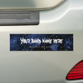 webbandsjabloon bumpersticker (Op auto)