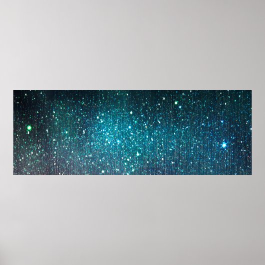 webbanner achtergrond van glitter  light poster (Voorkant)