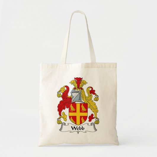 Webbedekking van gezinscrest tote bag (Voorkant)