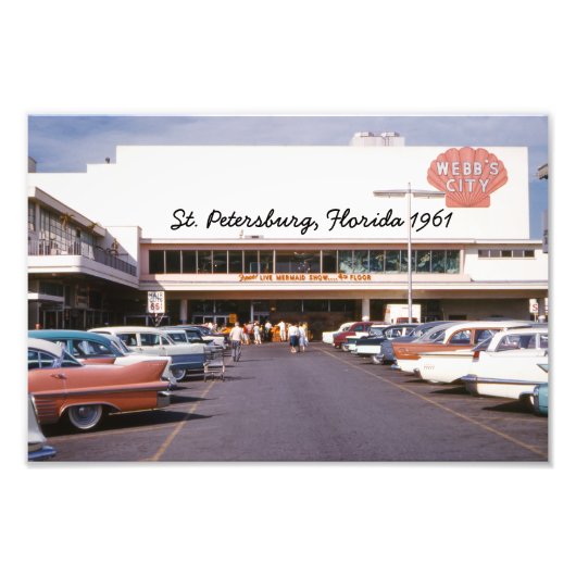 Webb's City St. Petersburg Floride Photo Imprimer (Devant)