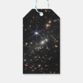 Webbs eerste Deep Field Uitzicht of the Universe Cadeaulabel (Achterkant)