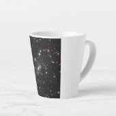 Webbs eerste Deep Field Uitzicht of the Universe Latte Mok (Rechterhoek)