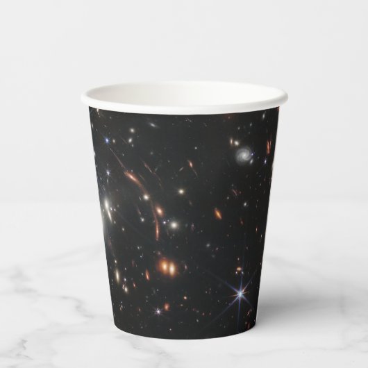 Webbs eerste Deep Field Uitzicht of the Universe Papieren Bekers (Achterkant)