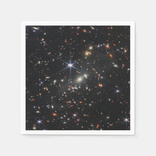 Webbs eerste Deep Field Uitzicht of the Universe Servet (Voorkant)