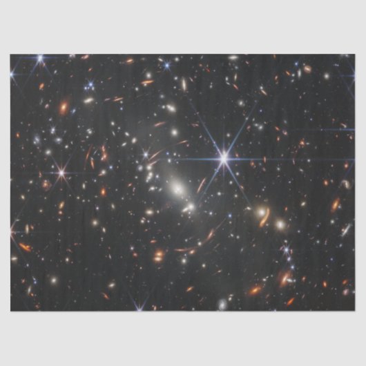 Webbs eerste Deep Field Uitzicht of the Universe Tissuepapier (Voorkant)