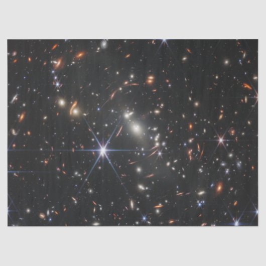 Webbs eerste Deep Field Uitzicht of the Universe Tissuepapier (Voorkant)