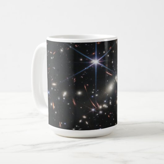 "Webb's First Deep Field" - James Webb Telescope Koffiemok (Voorkant links)