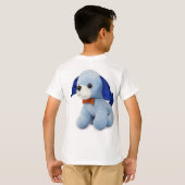 Webby Soft Animal Standing Dog T-shirt (Achterkant volledig)