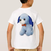 Webby Soft Animal Standing Dog T-shirt (Achterkant)