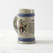 Weber Family Crest Stein Bierpul (Voorkant links)