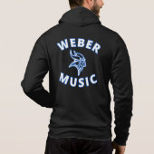 Weber Music Zip Up Hoodie (Achterkant)