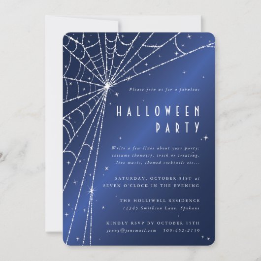 Webhalloween-wedstrijd voor mousserende mousserend kaart (Voorkant)