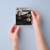 Webinar voor investeringsplanning flyer (Hand)