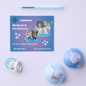 Webinar voor medische en gezondheidszorg flyer (Enkel)
