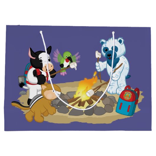 Webkinz | Campfire Marshmallows Large Cadeautasje (Achterkant)