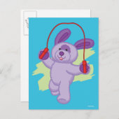 Webkinz | Druivenfrisdrank Skipping Rope 2 Briefkaart (Voorkant / Achterkant)