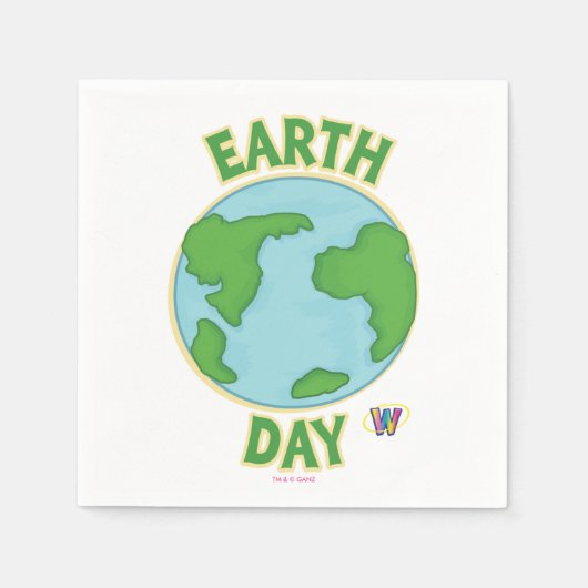 Webkinz Earth Day Servetten (Voorkant)