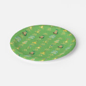 Webkinz Go Green Pattern Papieren Bordje (Gekanteld)