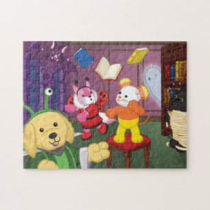 Webkinz Halloween Reading Room Legpuzzel