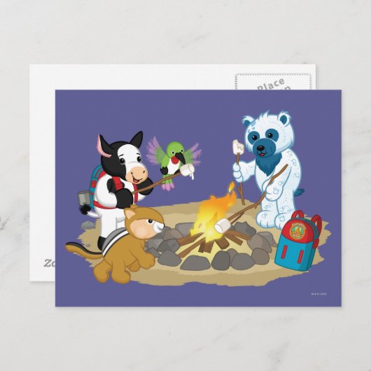 Webkinz | Kamervuur Marshmallows 2 Briefkaart (Voorkant / Achterkant)