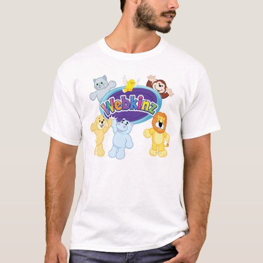 Webkinz: Kom binnen en speel af T-shirt (Voorkant)