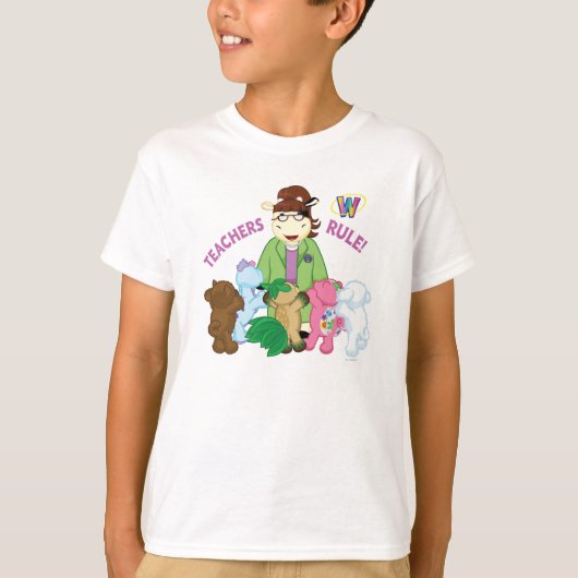 Webkinz: Leerkrachten-regel! T-shirt (Voorkant)