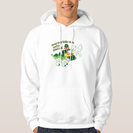 Webkinz LeprechaunClover CatLucky Dino Hoodie (Voorkant)