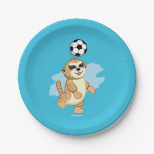 Webkinz Meerkat-speldensport Papieren Bordje