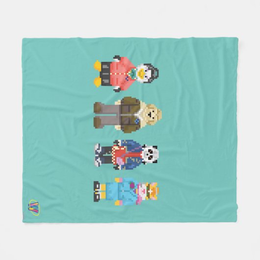 Webkinz Pixel Hosts Fleece Deken (Voorkant (Horizontaal))