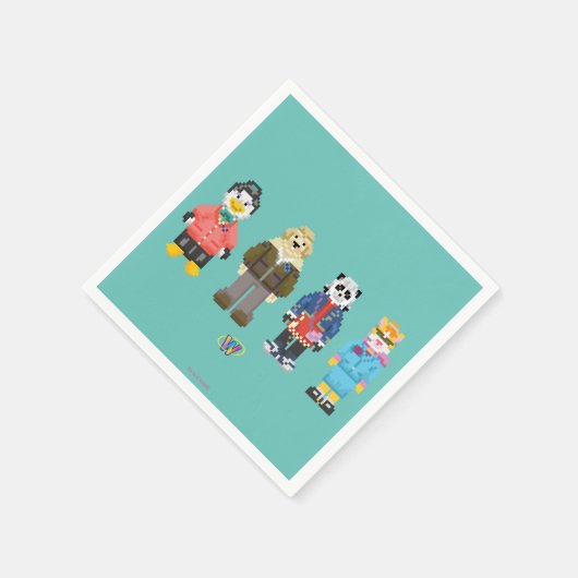 Webkinz Pixel Hosts Servetten (Hoek)