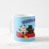 Webkinz | Webkinz Rules Canoe Trip 2 Koffiemok (Voorkant links)