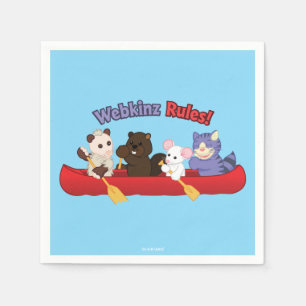 Webkinz   Webkinz Rules Canoe Trip Servetten