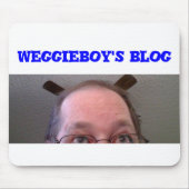weblog van weggieboy muismat (Voorkant)