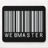 Webmaster Bar-code Muismat (Voorkant)