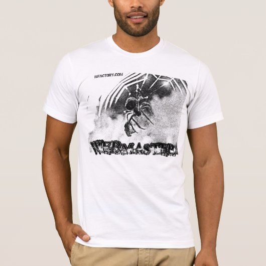 WEBMASTER White T-shirt (Voorkant)