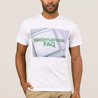 WebMasters FAQ T-shirt