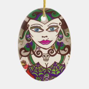 "Webmistress" Keramisch Ornament