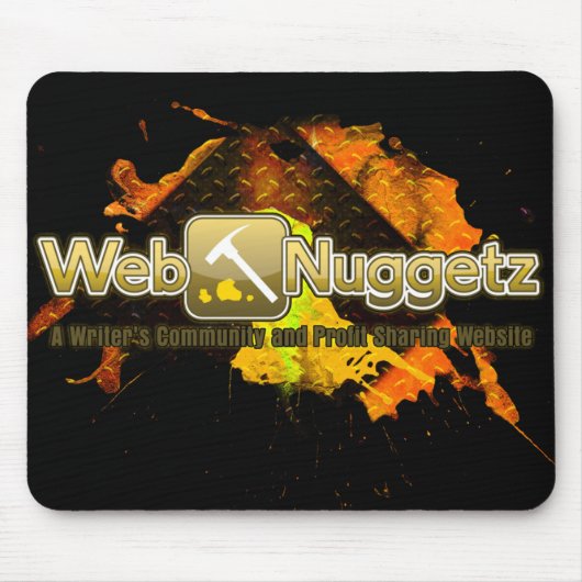 Webnuggetz.com Logo Mousepad Muismat (Voorkant)