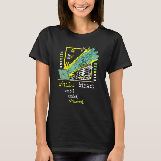 Webontwikkelaar IT-man Computer Website Ontwikkeli T-shirt (Voorkant)