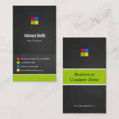 Webontwikkelaar - Premium Creative Colorful Visitekaartje (Voorkant / Achterkant)