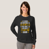 Webontwikkelaar Software Website Programmeur Coder T-shirt (Voorkant volledig)