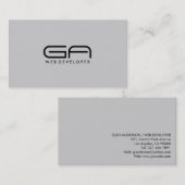 Webontwikkelaar - Visitekaartjes (Voorkant / Achterkant)